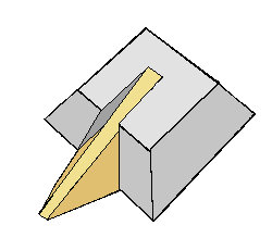 Internal ramp suggested for building a pyramid